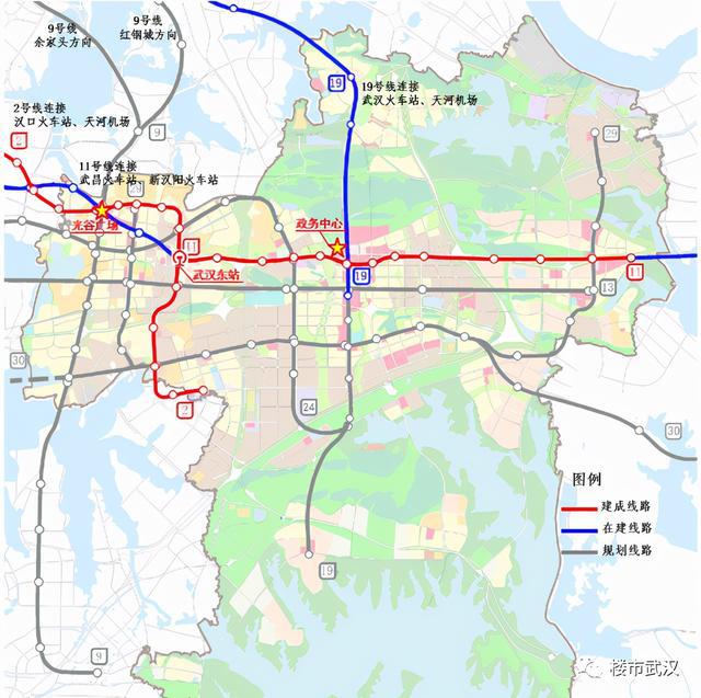 武汉地铁13号线最新版线路图揭晓